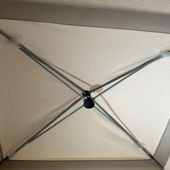 Garden Winds Custom Fit Replacement Canopy Top Cover Compatible with The Crown Shades 13' X 13' Pop Up Gazebo - Upgraded RipLock 350 Fabric - Netting Set and Frame Not Included - Slate Gray