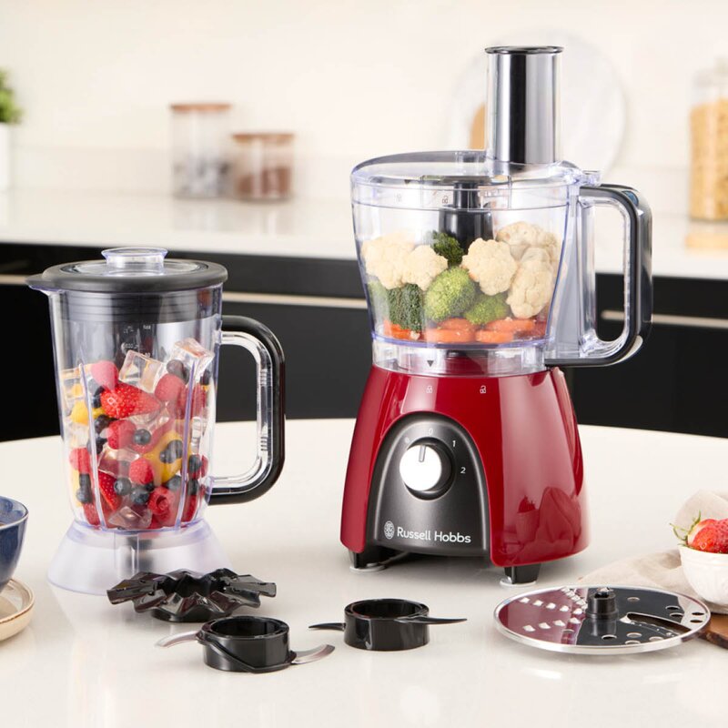 Desire foodprosessor 27110-56 2,3L 600W rød/svart