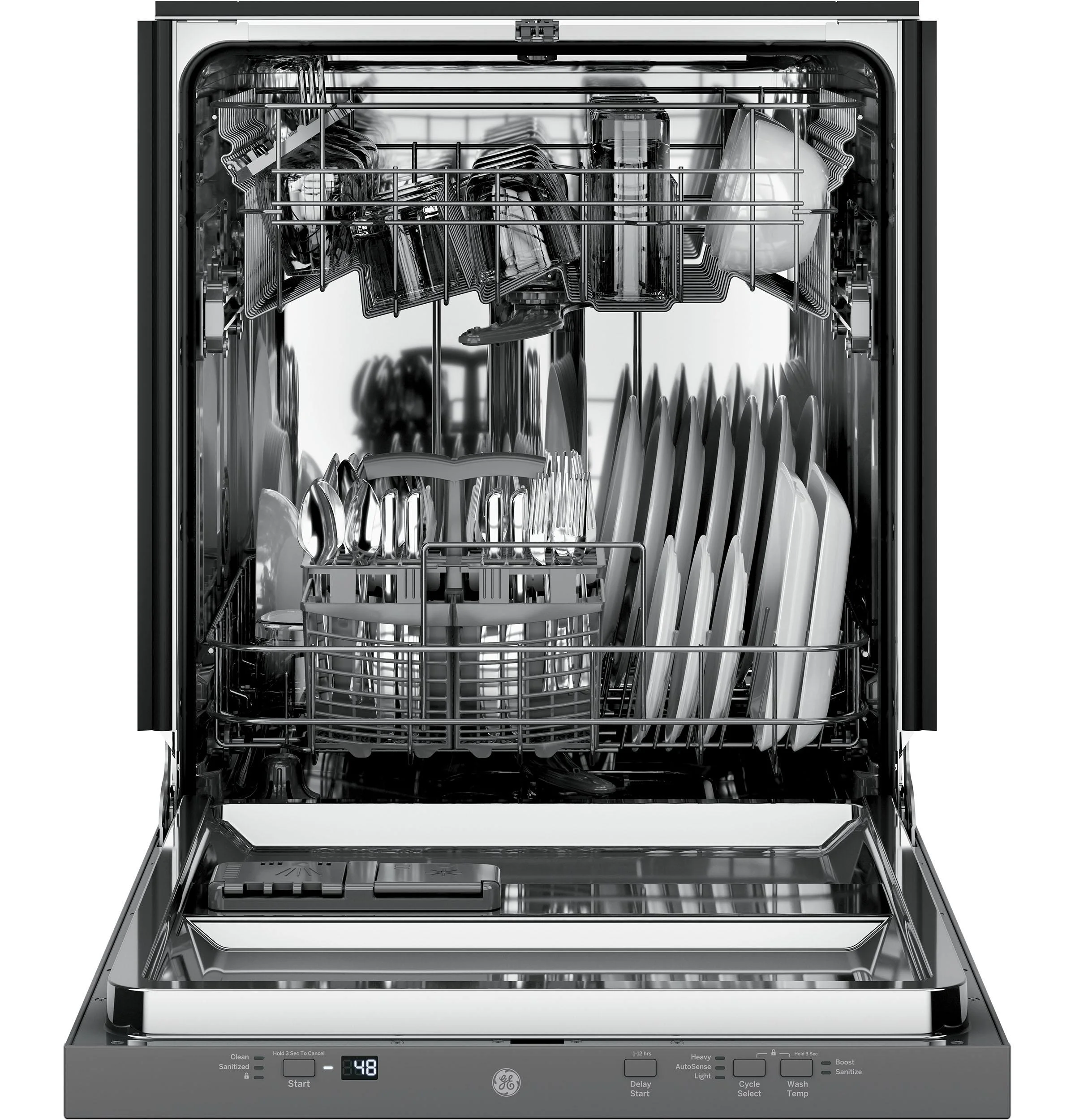 GE Appliances GDT225SSLSS 24 in Built in Fully Integrated Dishwasher Stainless Steel