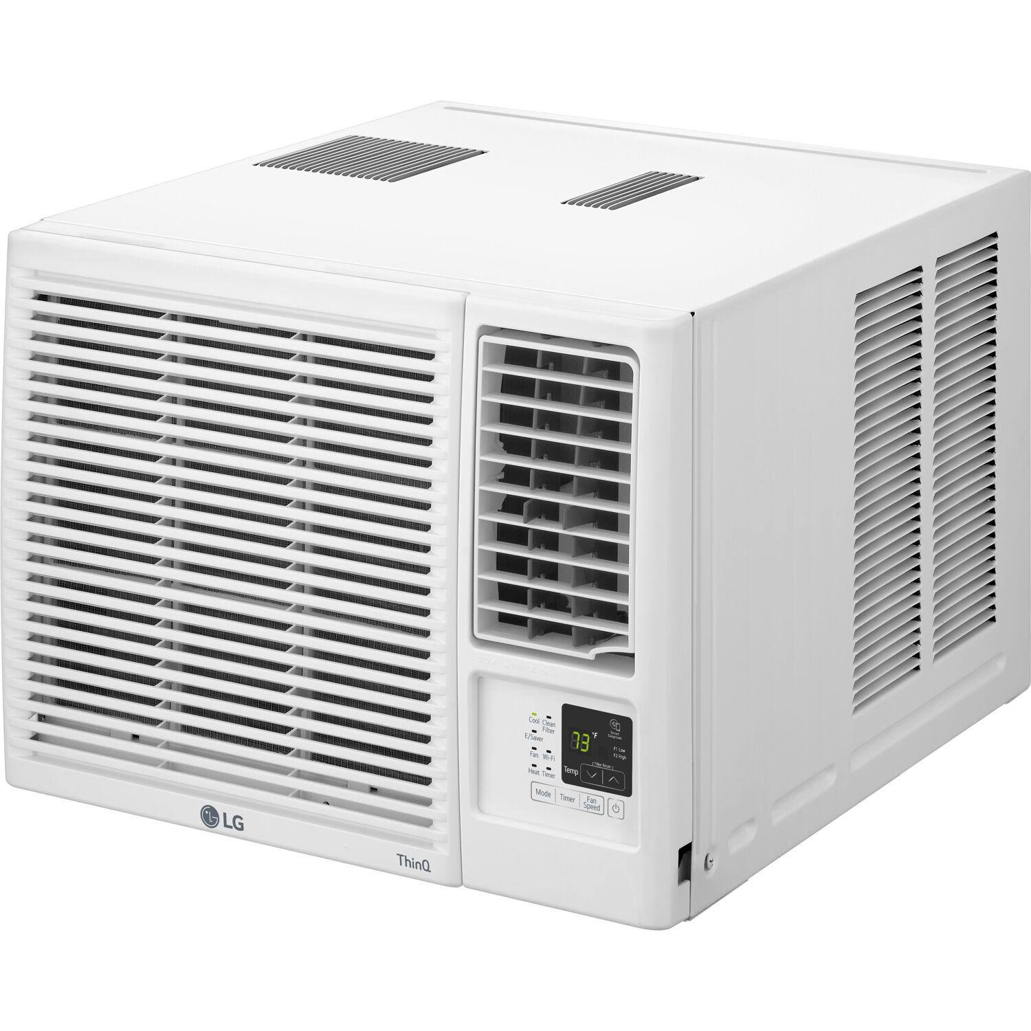 LG Electronics 12,000 BTU 230/208-Volt Window Air Conditioner with Cool, Heat and Wi-Fi Control in White