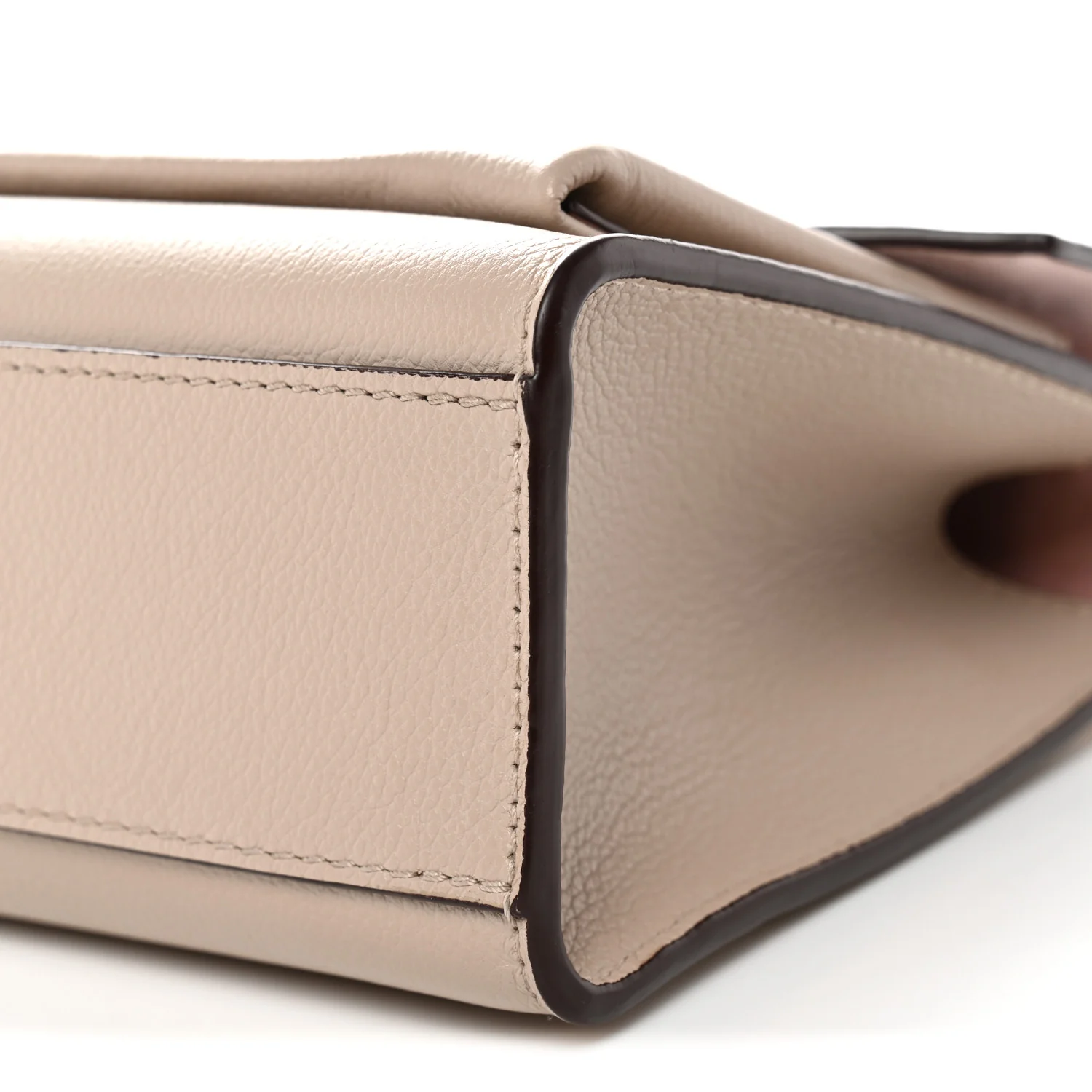 Soft Calfskin Mylockme Chain Bag BB Greige