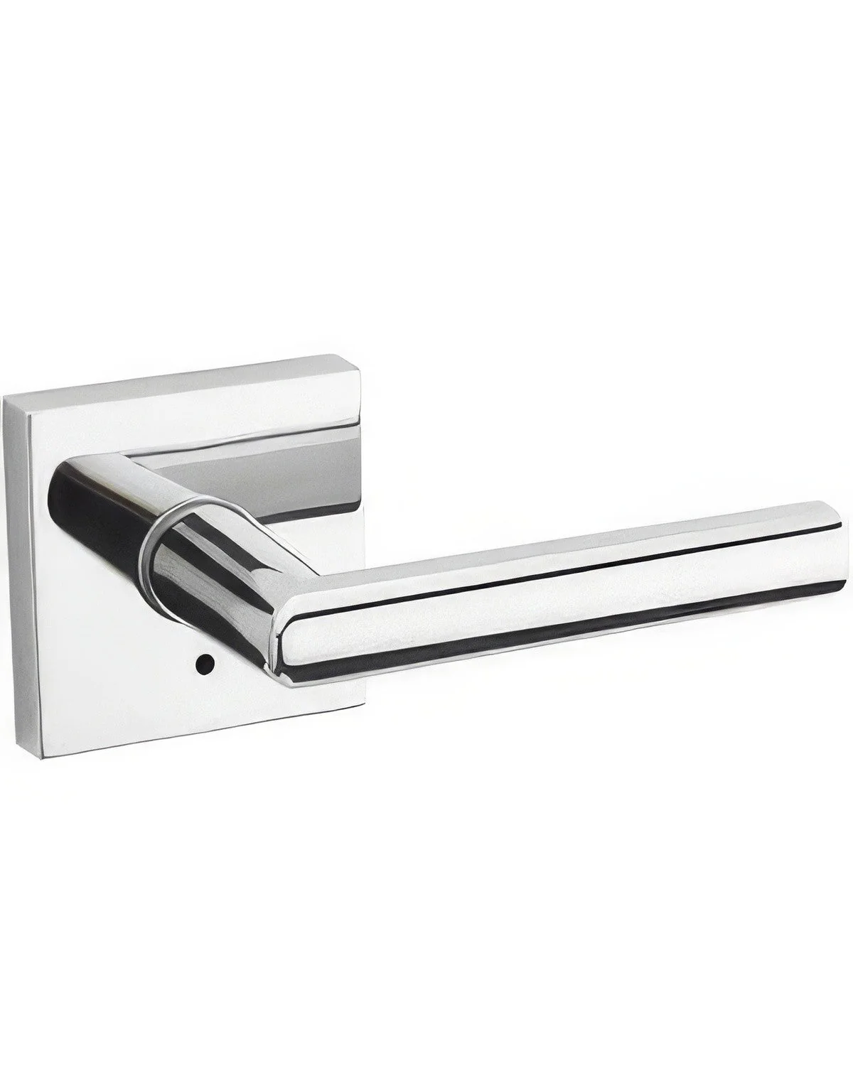 Kwikset 155MILSQT Milan Privacy Door Lever with Square Rosette - TA Screen Specialist, Inc.