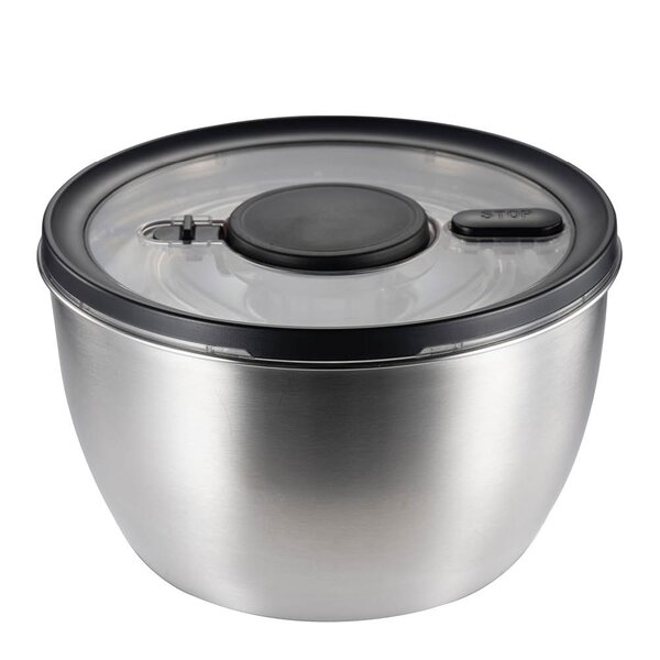 Classic salatslynge 5,4L børstet rustfritt stål/svart
