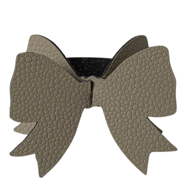 Rosett serviettring 6 cm grå
