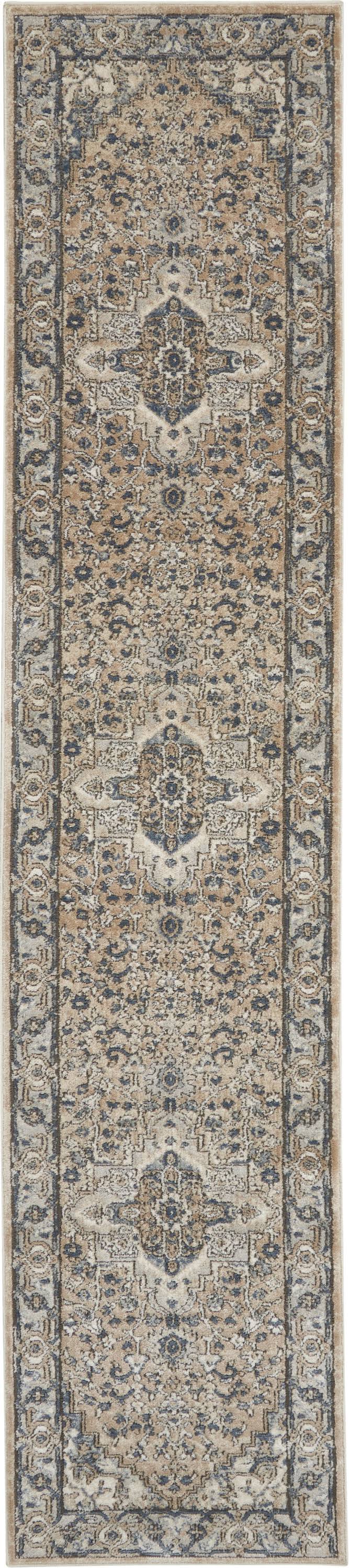 Nourison Concerto CNC05 Area Rug | Beige/Grey | 5'3