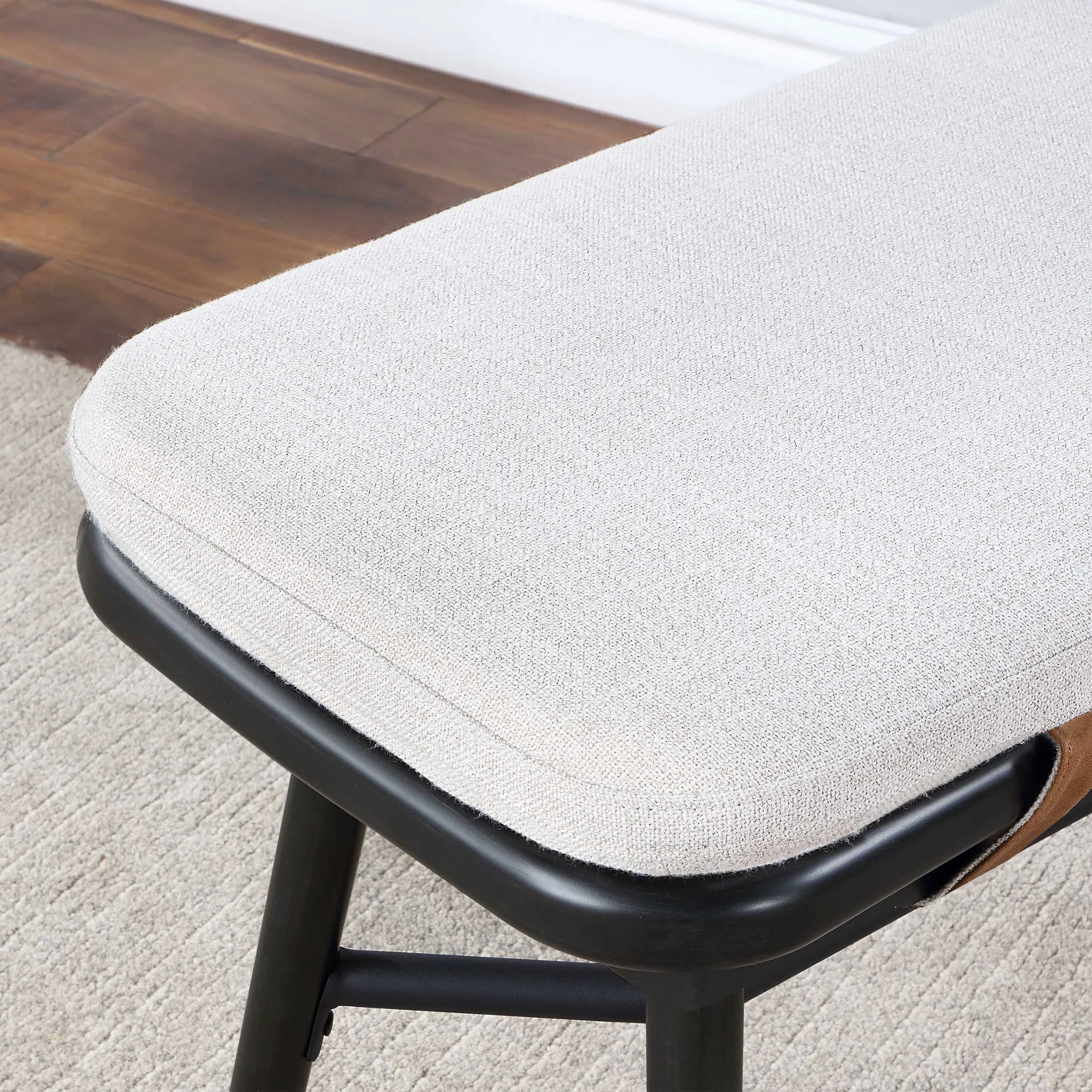 Better Homes & Gardens Springwood Dining Bench, Natural Finish