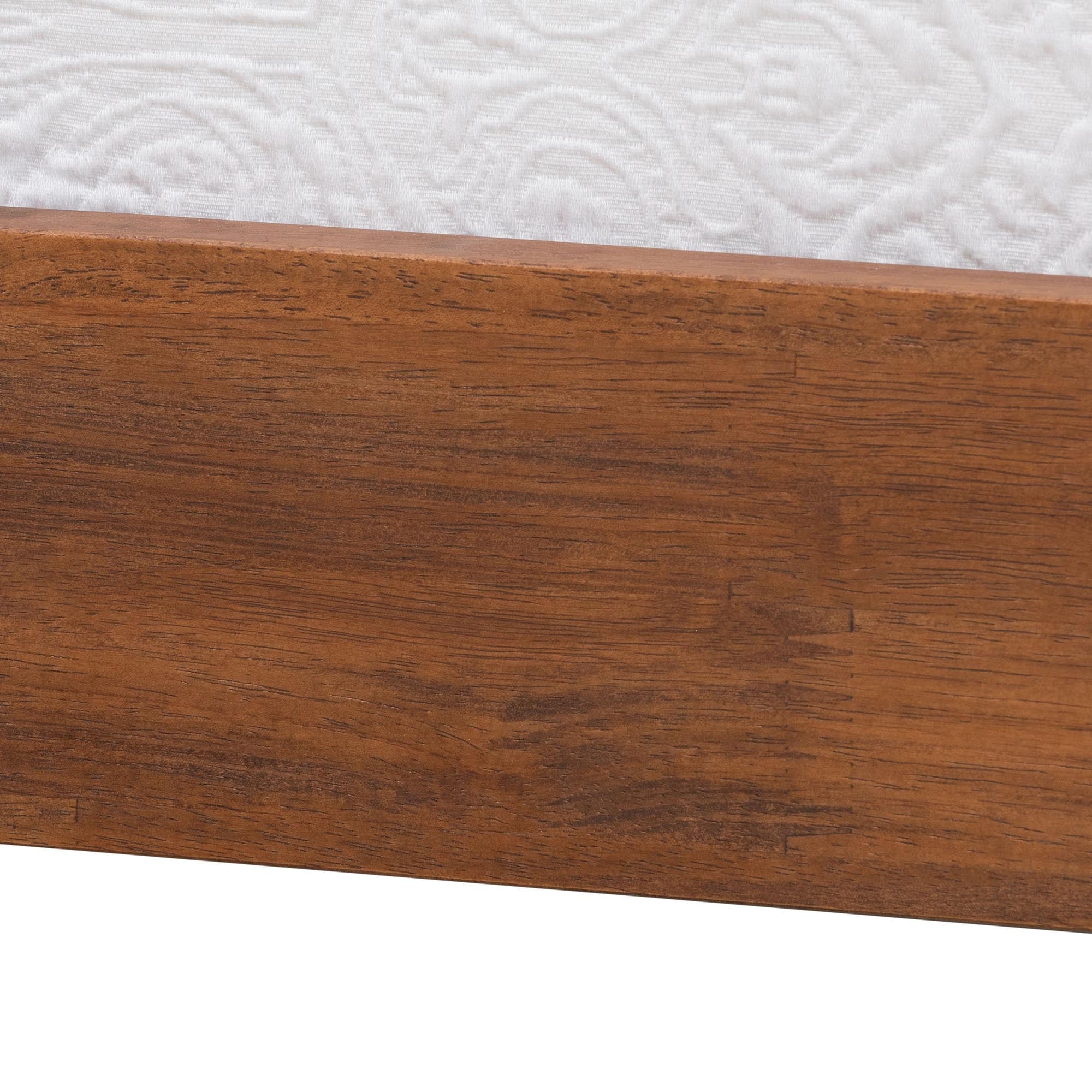 Matilda Mid-Century Modern Ash Walnut Finished Wood Twin Size Daybed - Image 7