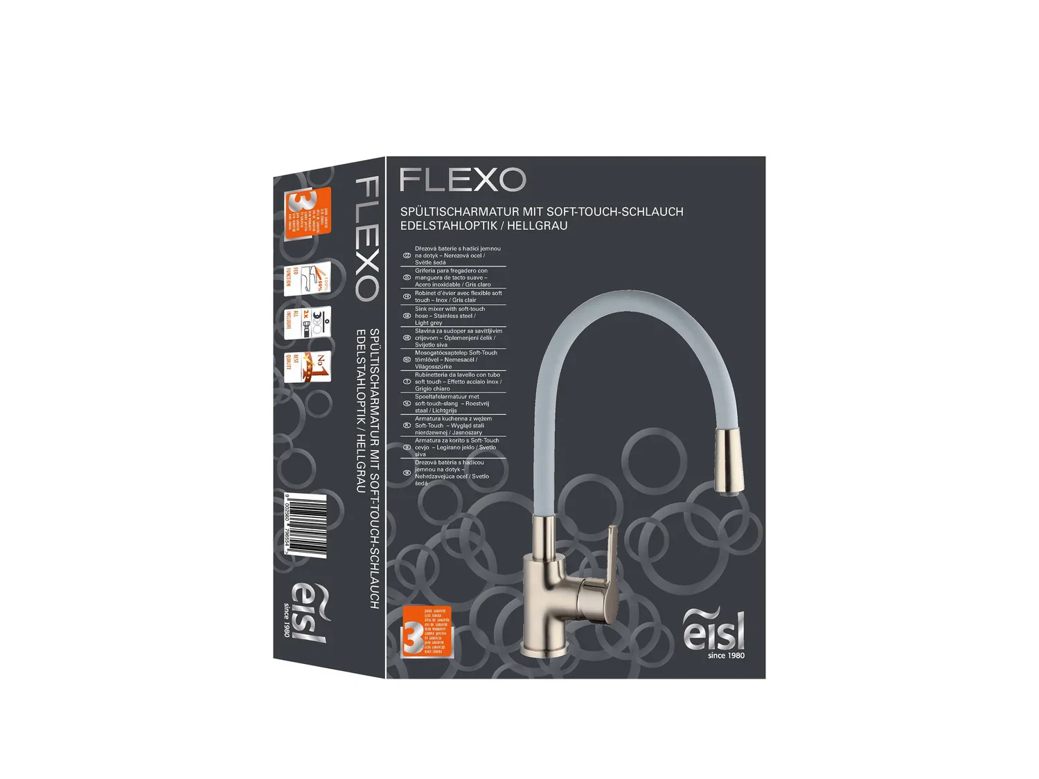 Eisl Mitigeur de cuisine Flexo, avec fonction Cold Start