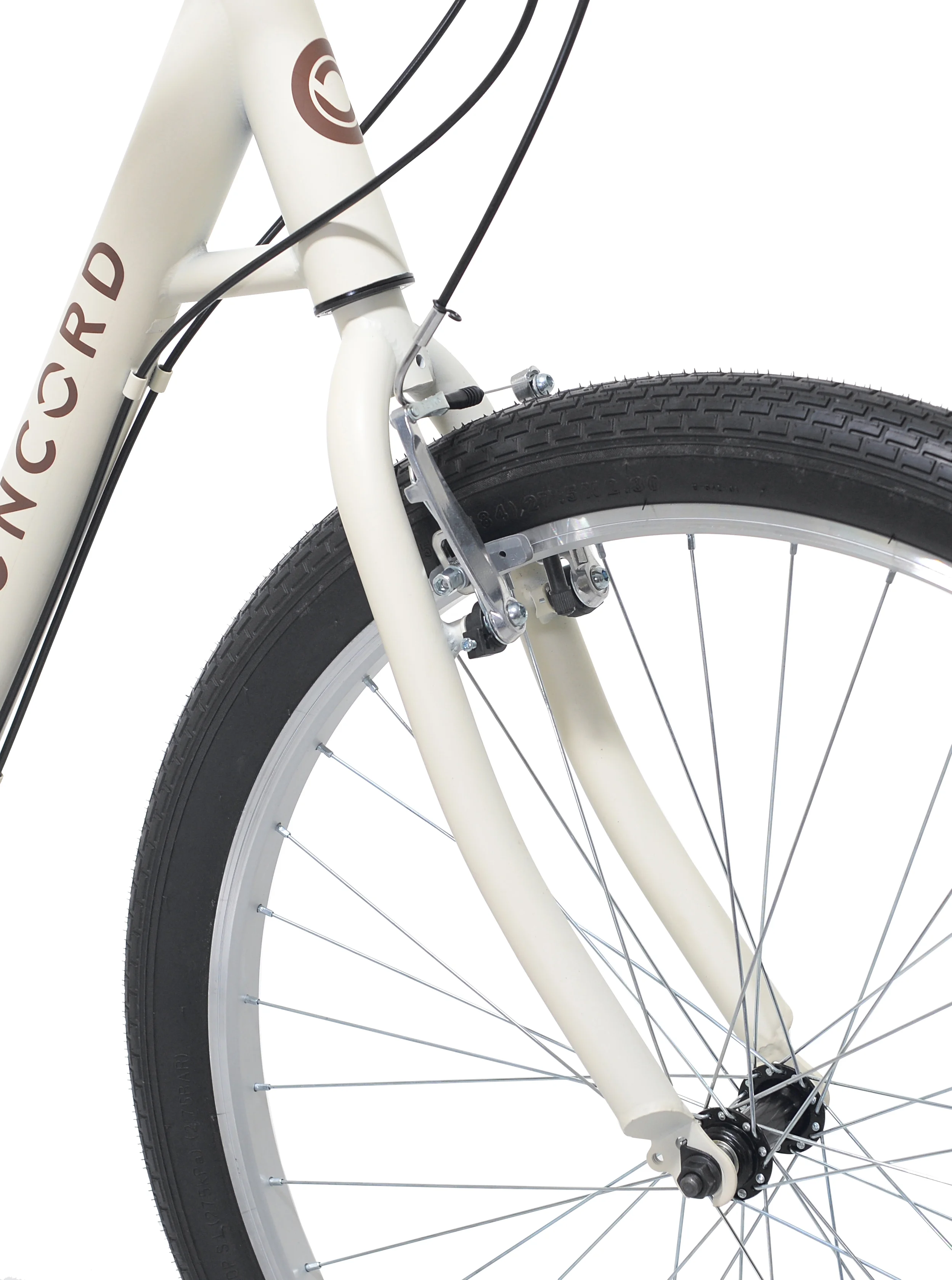 27 5" Laguna Comfort Bicycle, 27 5" Wheels, Fits Adult Riders 5'4" 6'2", Unisex, Cream Image 6