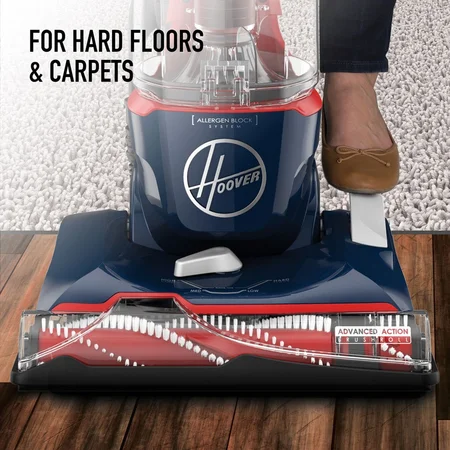 Restored Hoover Residential Vacuum-UH74110M Hoover Pet Max Complete Bagless Upright Vacuum Cleaner with Allergen Block Technology (Refurbished)(Restored: Like New)