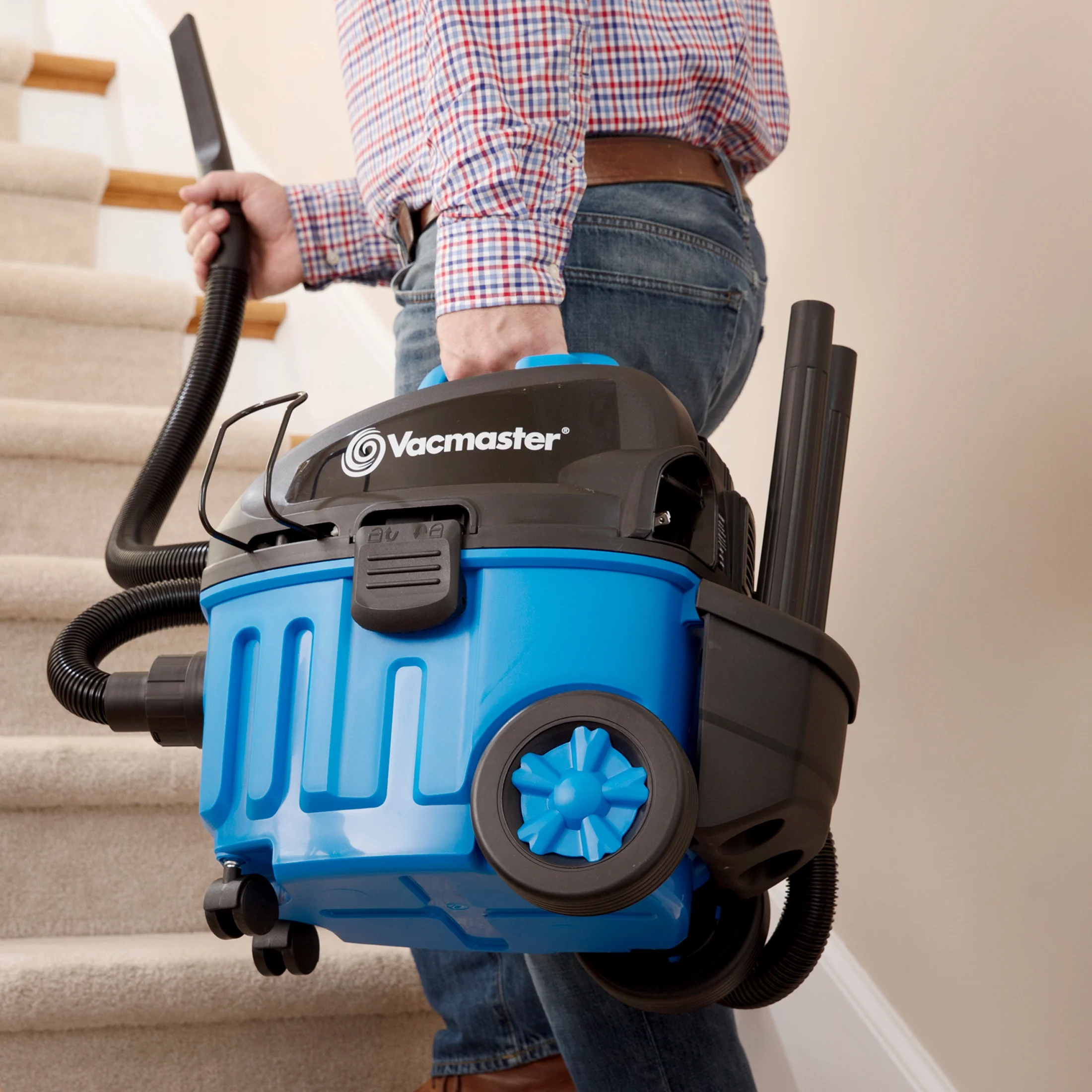 Vacmaster 4 Gallon 5 Peak HP Household Wet/Dry Vacuum, VF409