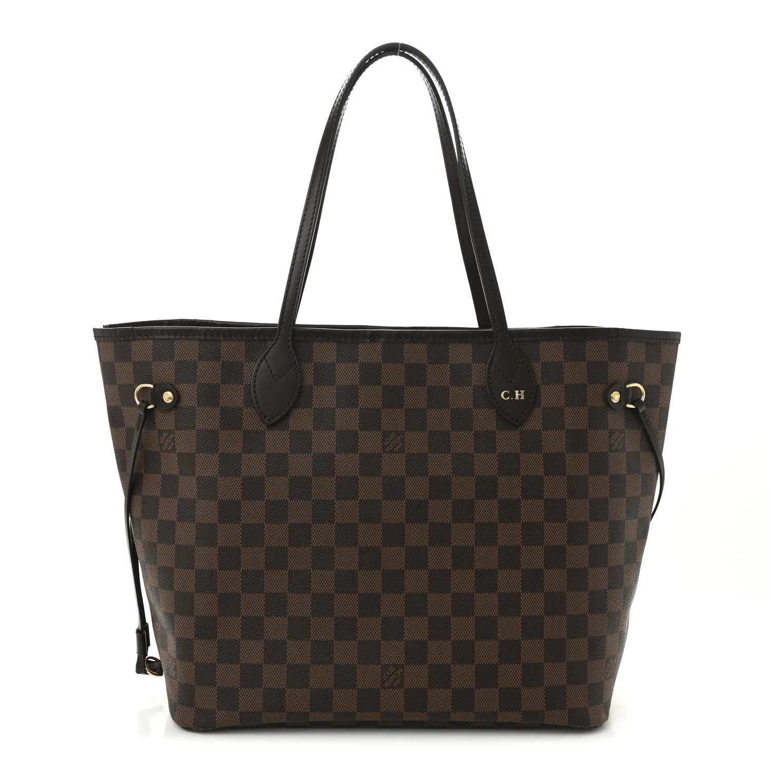 Damier Ebene Neo Neverfull MM Rose Ballerine