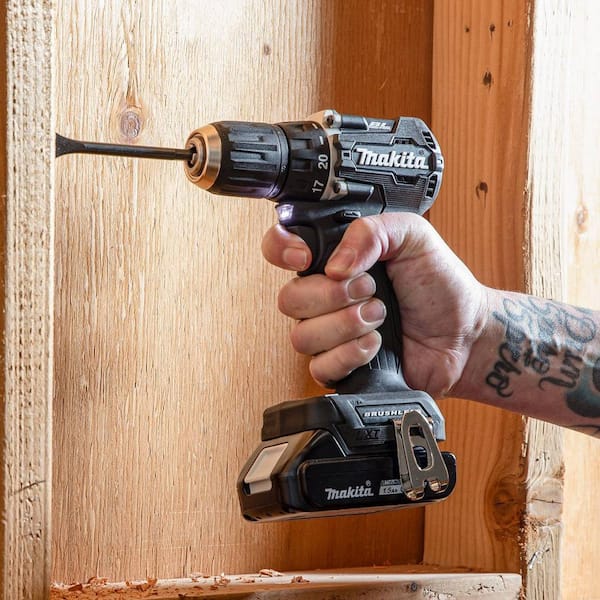 18V LXT Sub Compact Lithium Ion Brushless Cordless 1/2 in Variable Speed Driver Drill Kit, 1 5Ah Image 5