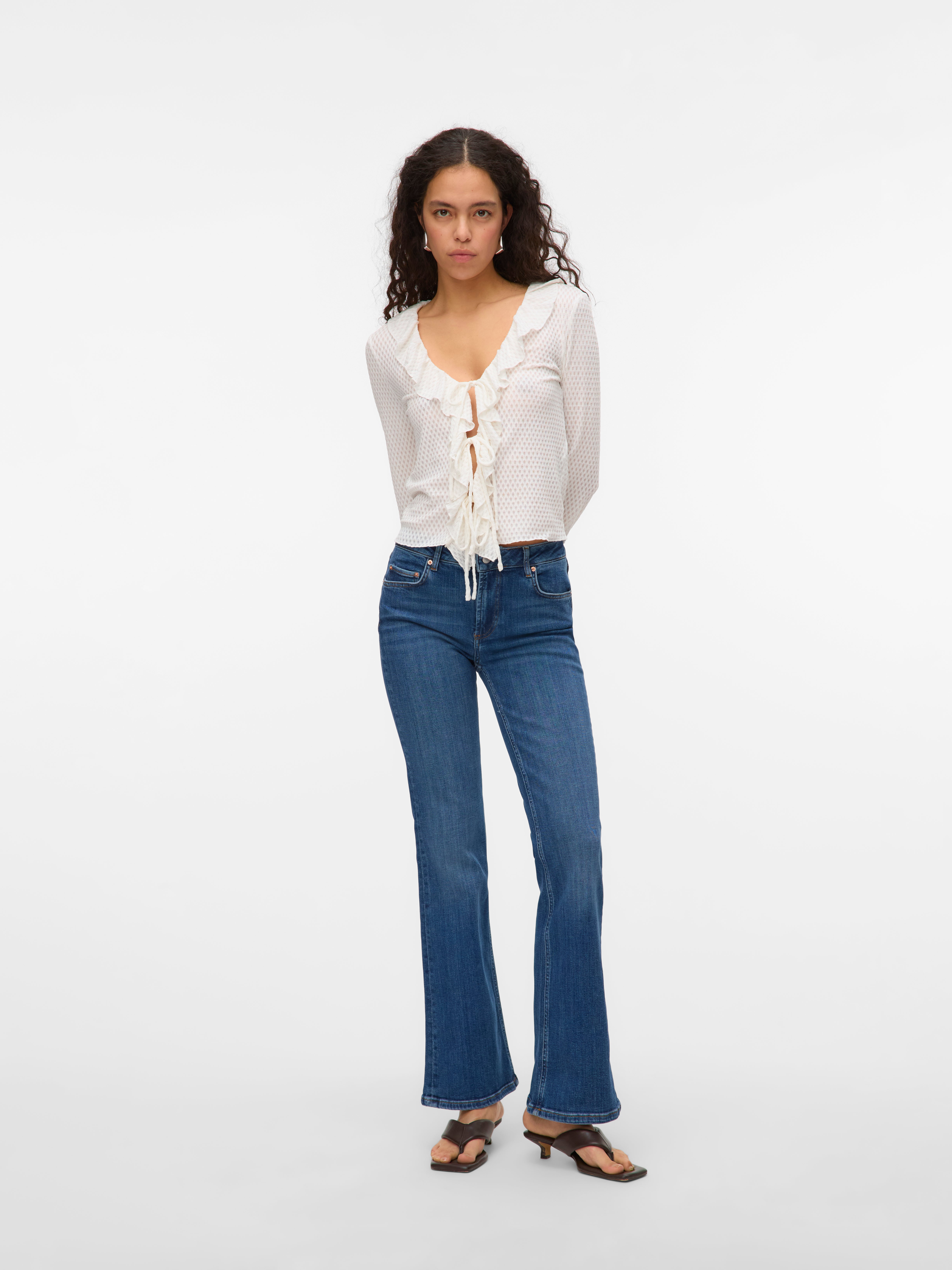 VERO MODA® VMPHOEBE Mid rise Flared Fit Jeans