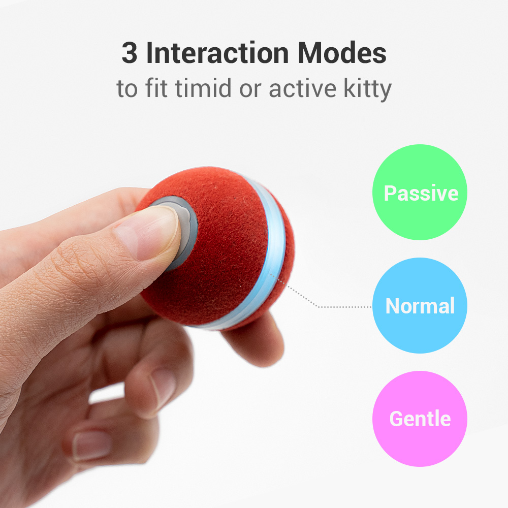 Interactive Dog & Cat Toy Modern Automatic Self-Moving Ball Active Rolling Plastic Toy