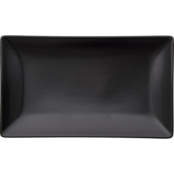 Quadro tallerken 25x15 cm svart