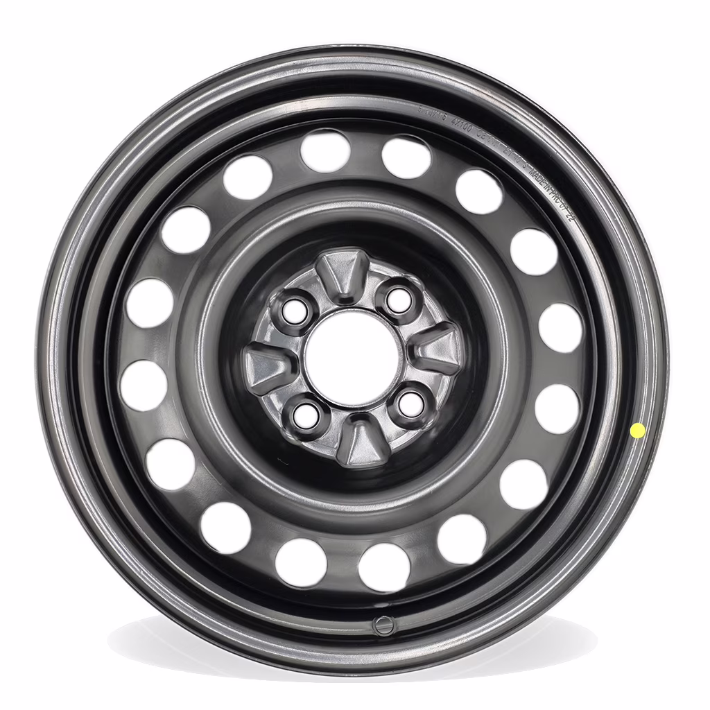 15" Single 15X5.5 Black Steel Wheel For Nissan Versa 2013-2019 OEM Design Replacement Rim