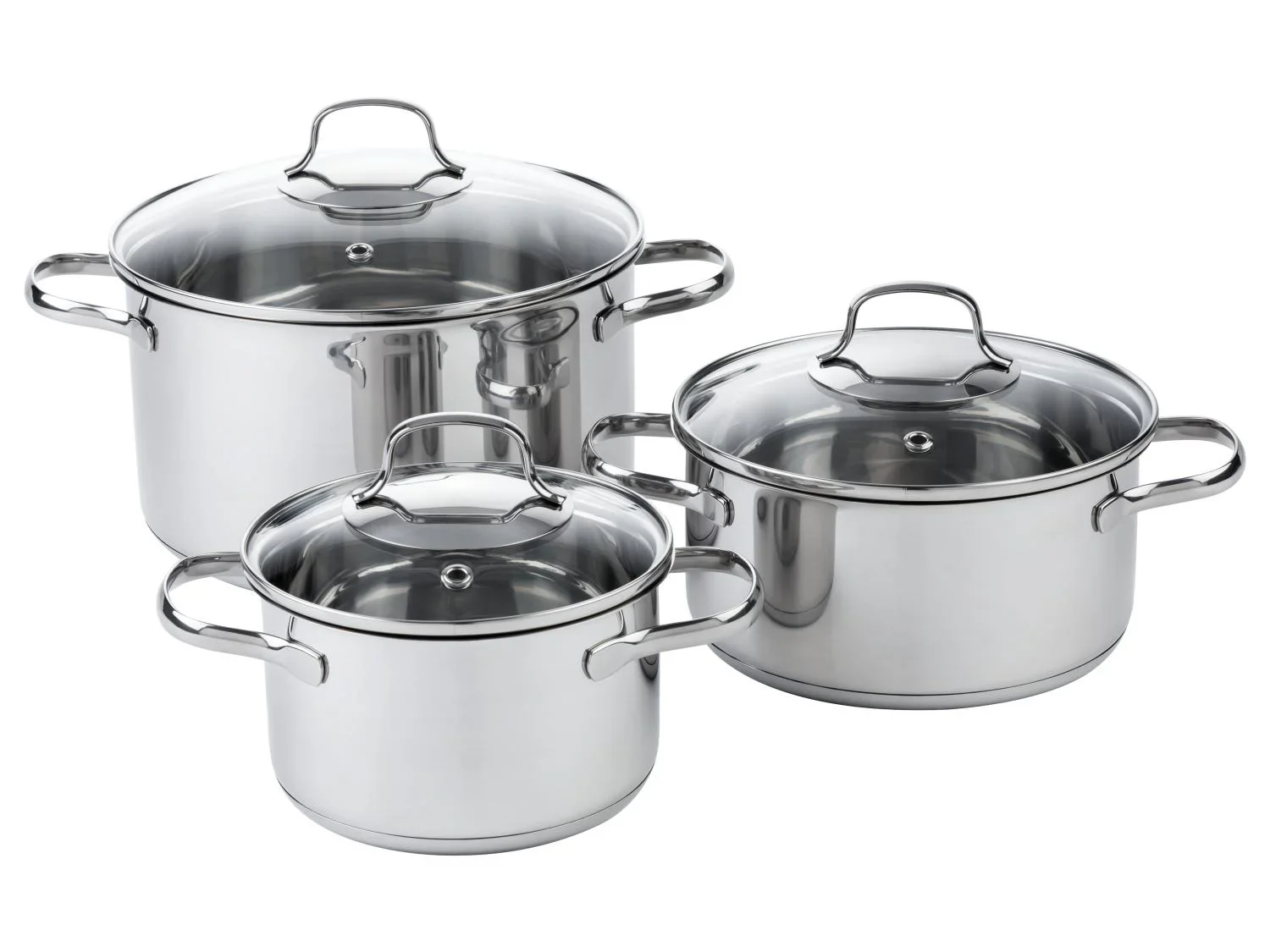 LIVARNO home Set de 3 casseroles