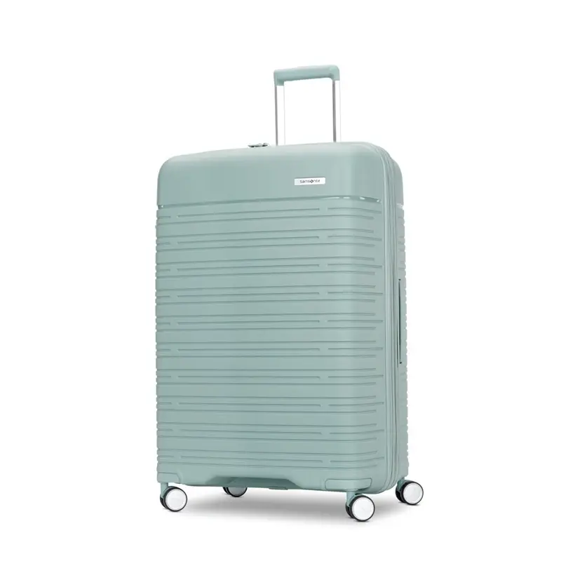 Cypress Green Elevation™ Plus Large Spinner Checked Luggage | 9682-JVRSQ - SAMSONITE OUTLET