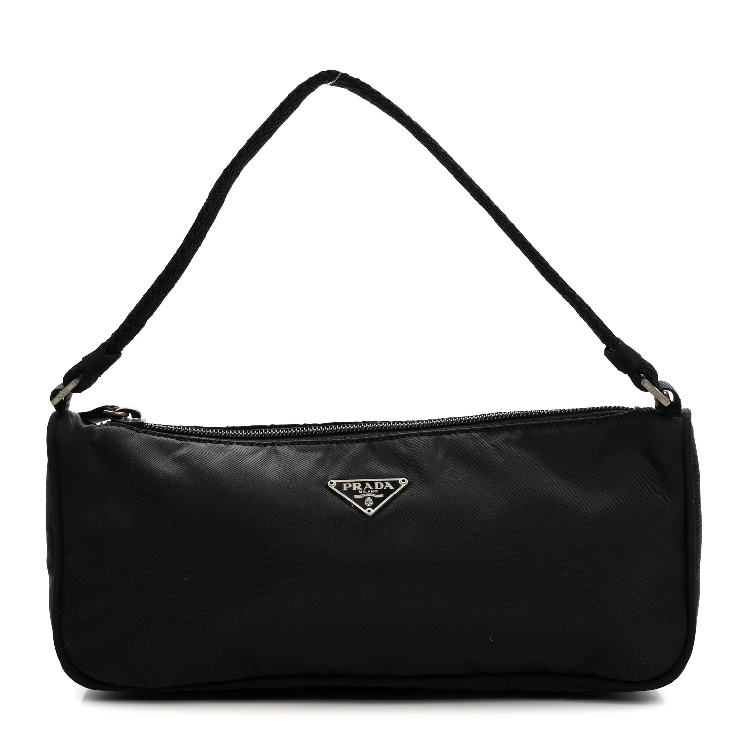 Tessuto Nylon Pochette Bag Black