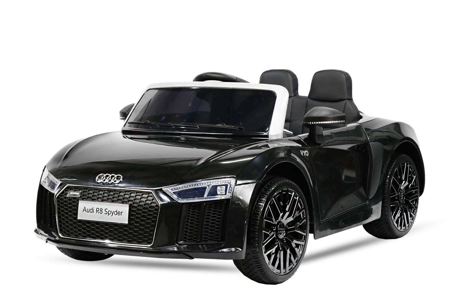 Magasin de jouets Elektro-Kinderauto Audi R8 Spyder Kinder Elektroauto 12V (2 Sitzer), Belastbarkeit 35 kg
