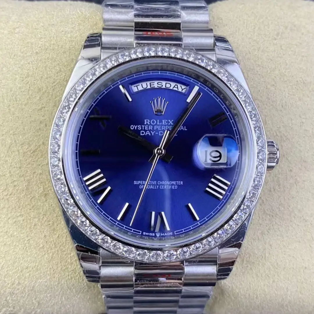 Rolex Day Date 228349RBR-0005 EW Factory Diamond-Set Bezel