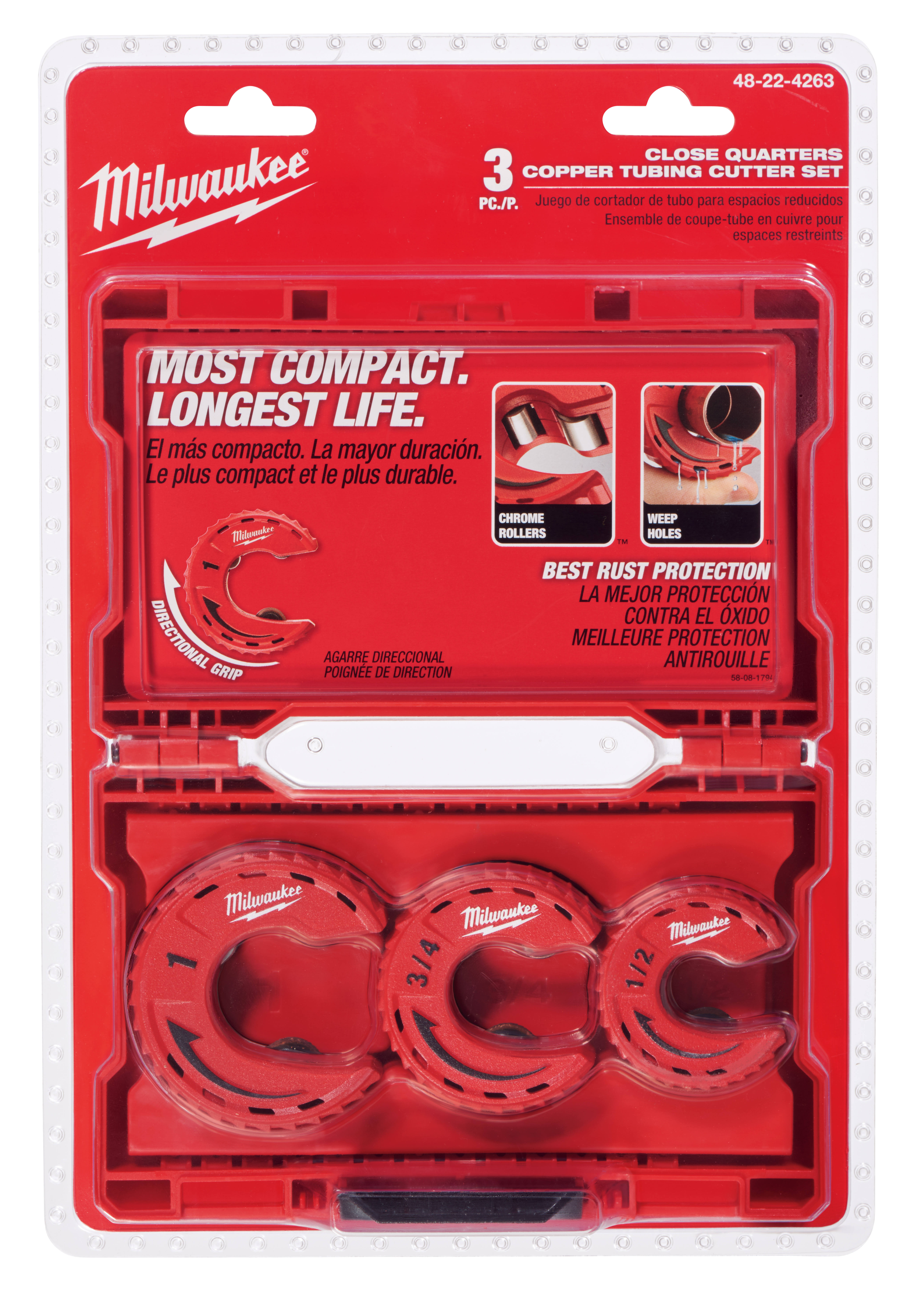 Milwaukee Close Quarters Tubing Cutter Set 48-22-4263