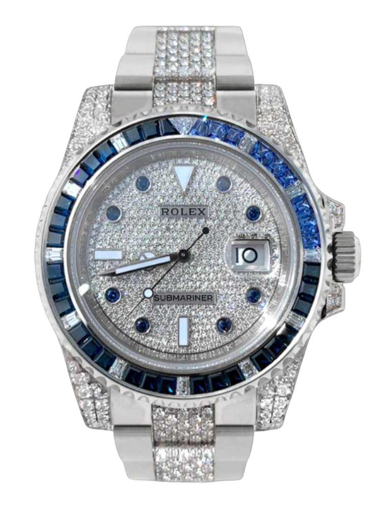 Rolex Submariner Date 116610LN Stainless Steel Diamond Bezel 40MM Mens Replica Watch