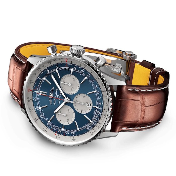 [Super Clone]Breitling AB0137211C1P1 Navitimer B01 Blue Dial - Νew【Super Clone】