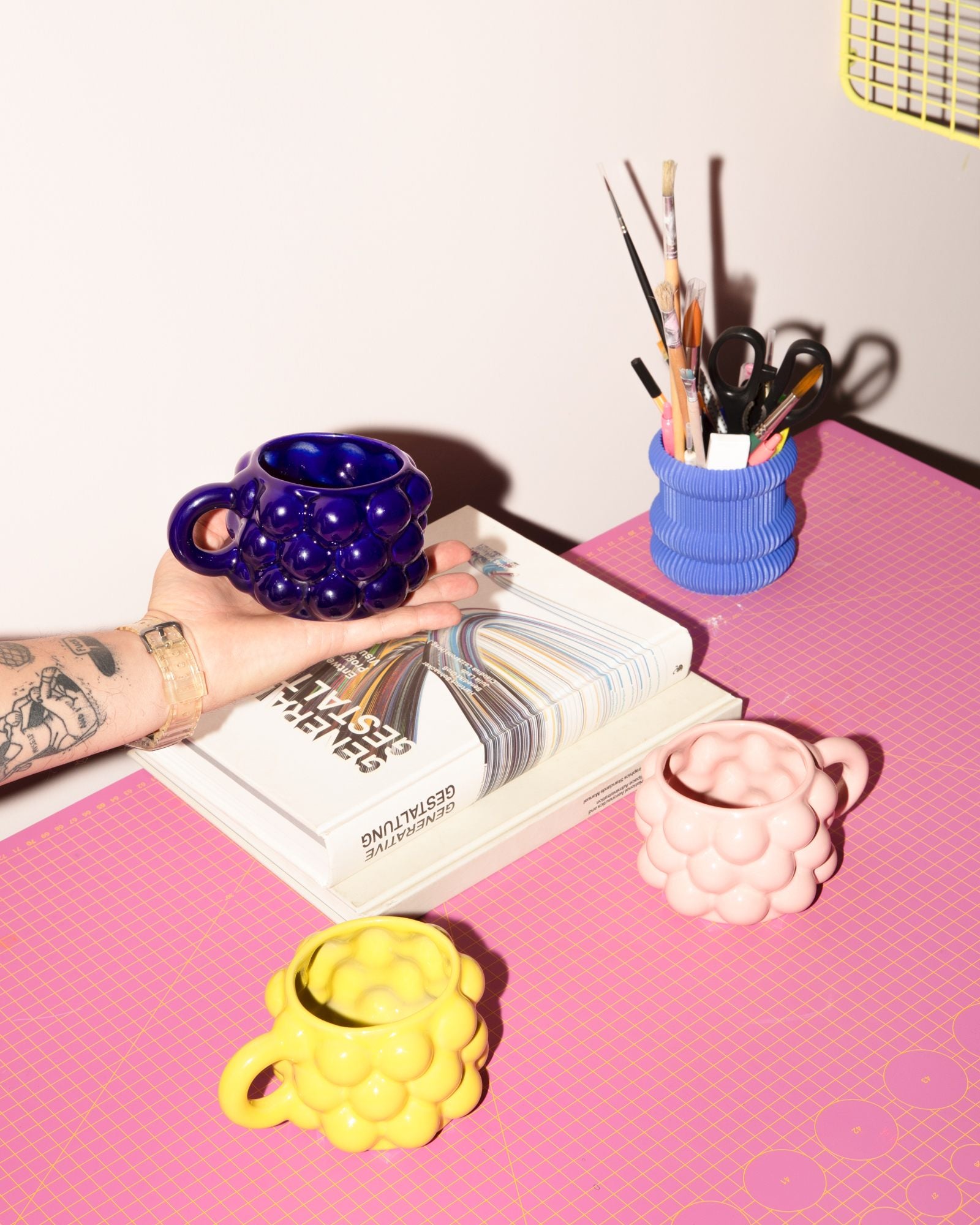 MAM X PATRICK VOGEL - LARGE MUG DARK BLUE