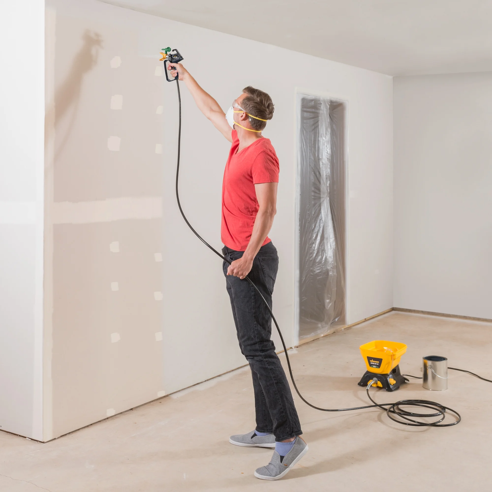 Wagner Control Pro 130 High Efficiency Airless 1.5 Gallon Power Tank Paint/Stain Sprayer