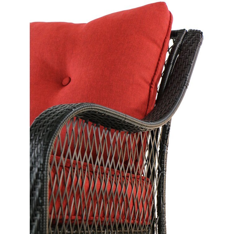 💥Liquidation🔥Ensemble de conversation 5 pièces en acier avec foyer extérieur, coussins bleu marine, fauteuils pivotants et table de foyer carrée