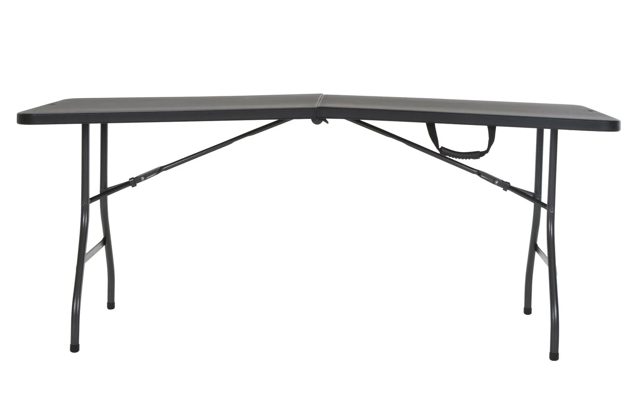 Cosco 6 Foot Centerfold Folding Table, Black Image 7