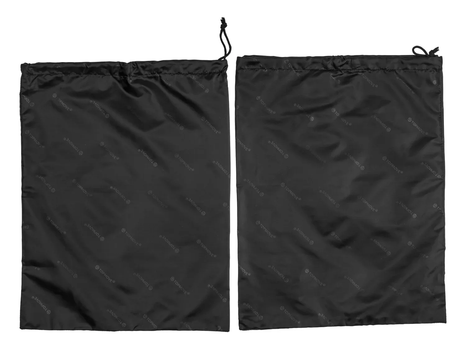 TOPMOVE Set de 2 valises cabine extensibles, 62-69 L et 96-108 L, noir