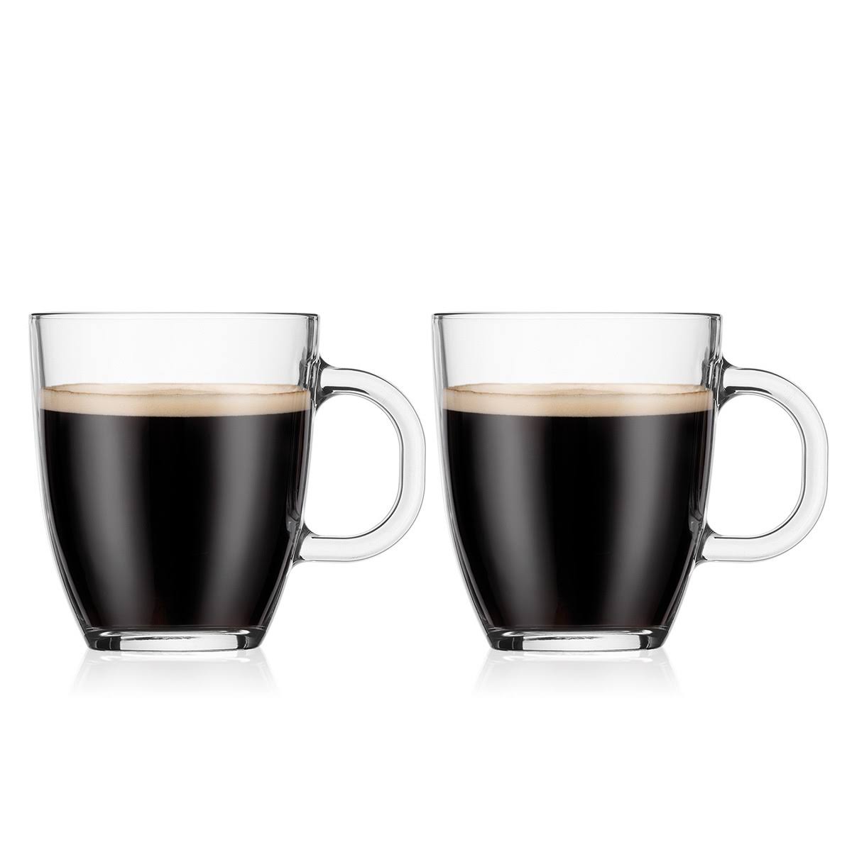 Bodum 12oz 2pk Single Wall Bistro Mug - Clear