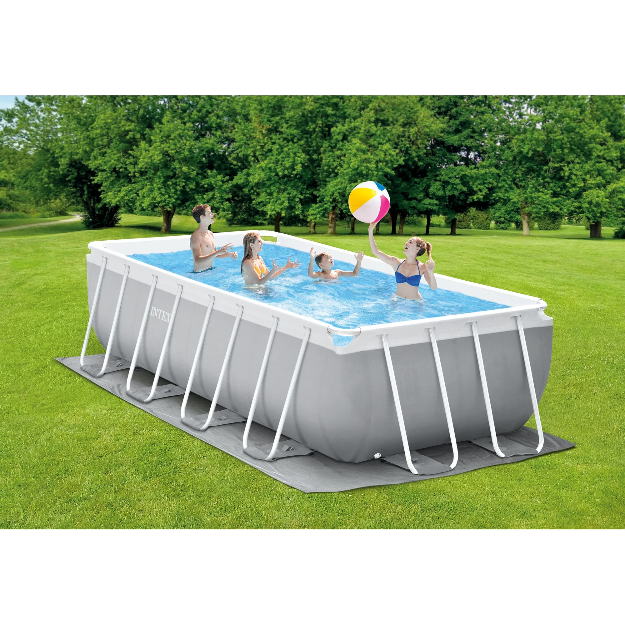 16Ft X 8Ft X 42In Prism Frame Rectangular Pool Set(Rectangle) - Image 7
