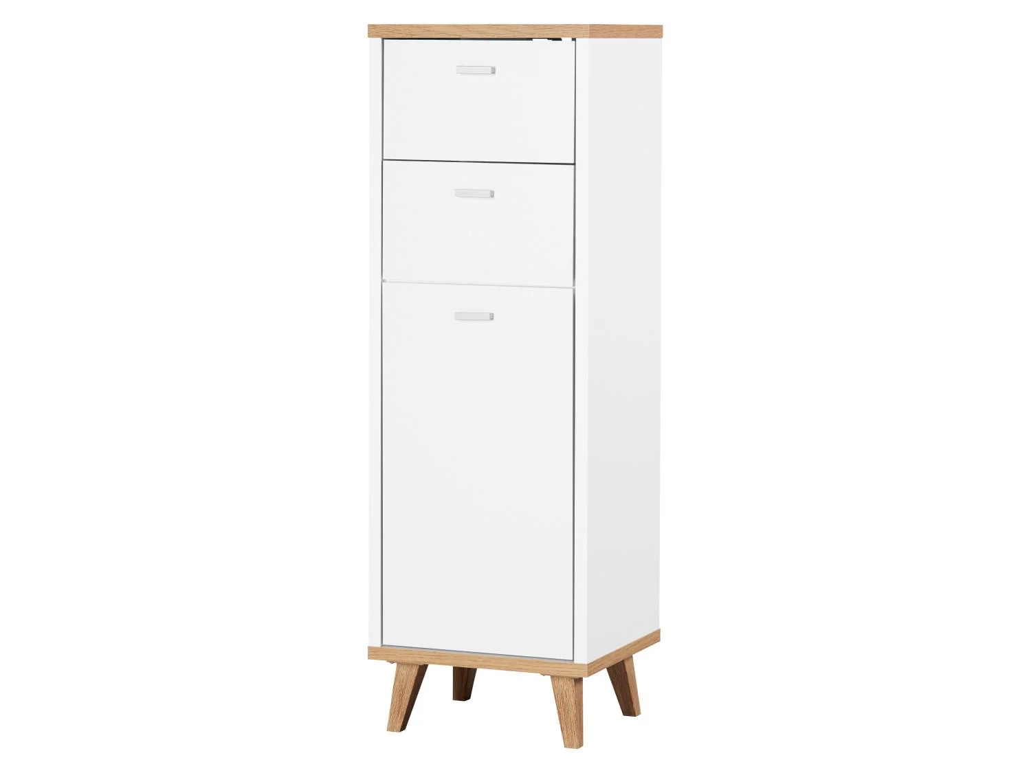 LIVARNO Meuble pour salle de bains Corfu, 32 x 96 x 28 cm, blanc/imitation chne