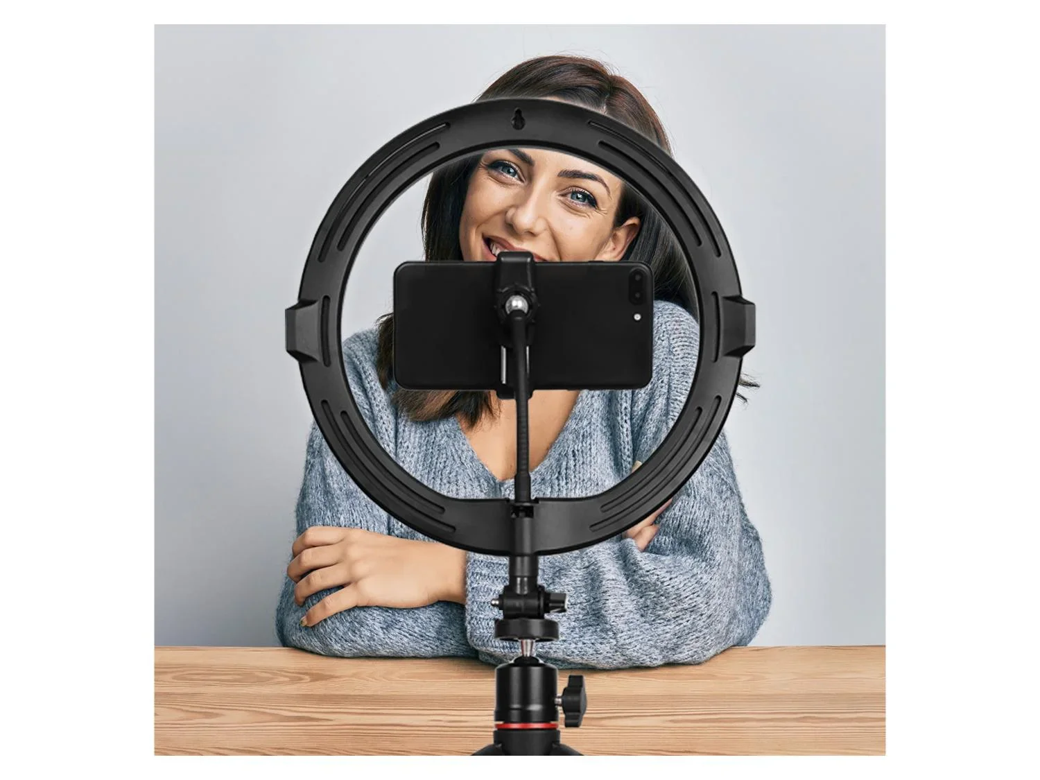 AGFAPHOTO Trpied de table + anneau LED