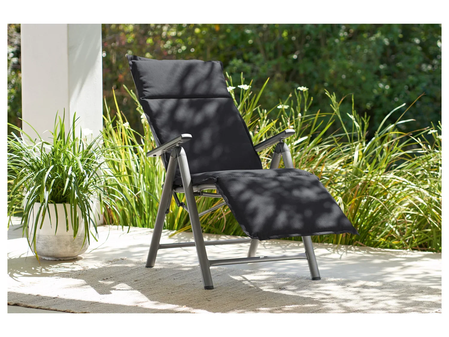 LIVARNO home Coussin pour chaise de jardin Houston, 167 x 50 cm