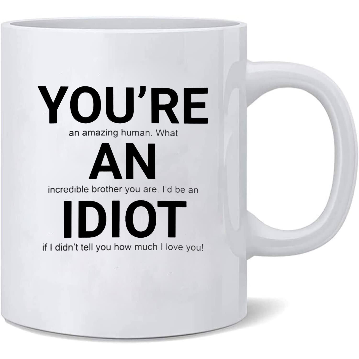 Kwieema Brother Gift Brother Coffee Mug Gifts for Brothe Brother Birthday Gifts from Sister Father��s Day Gifts for Brother Big Brother Gifts Coffee