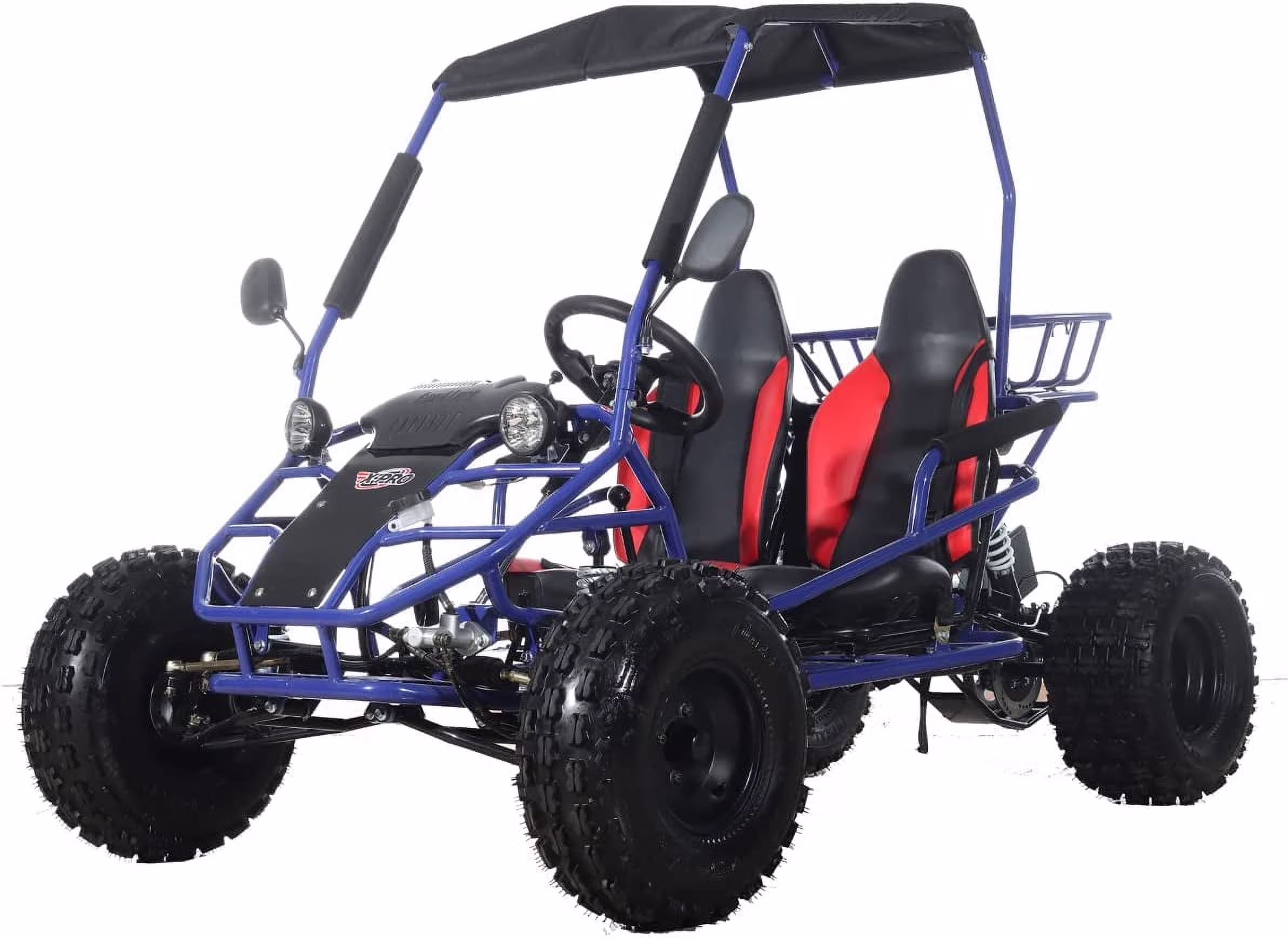 New Rover 125cc Gas Powered Go Kart 3 Semi-Automatic Transmission w/Reverse Big 18"/19" Wheels(Red) - Image 3
