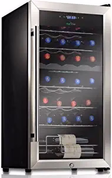 33 Bottle Dual-Zone Refrigerator PKCWCDS335(33 Bottle Dual Zone Black/33 Bottle Dual Zone Black) - Image 3