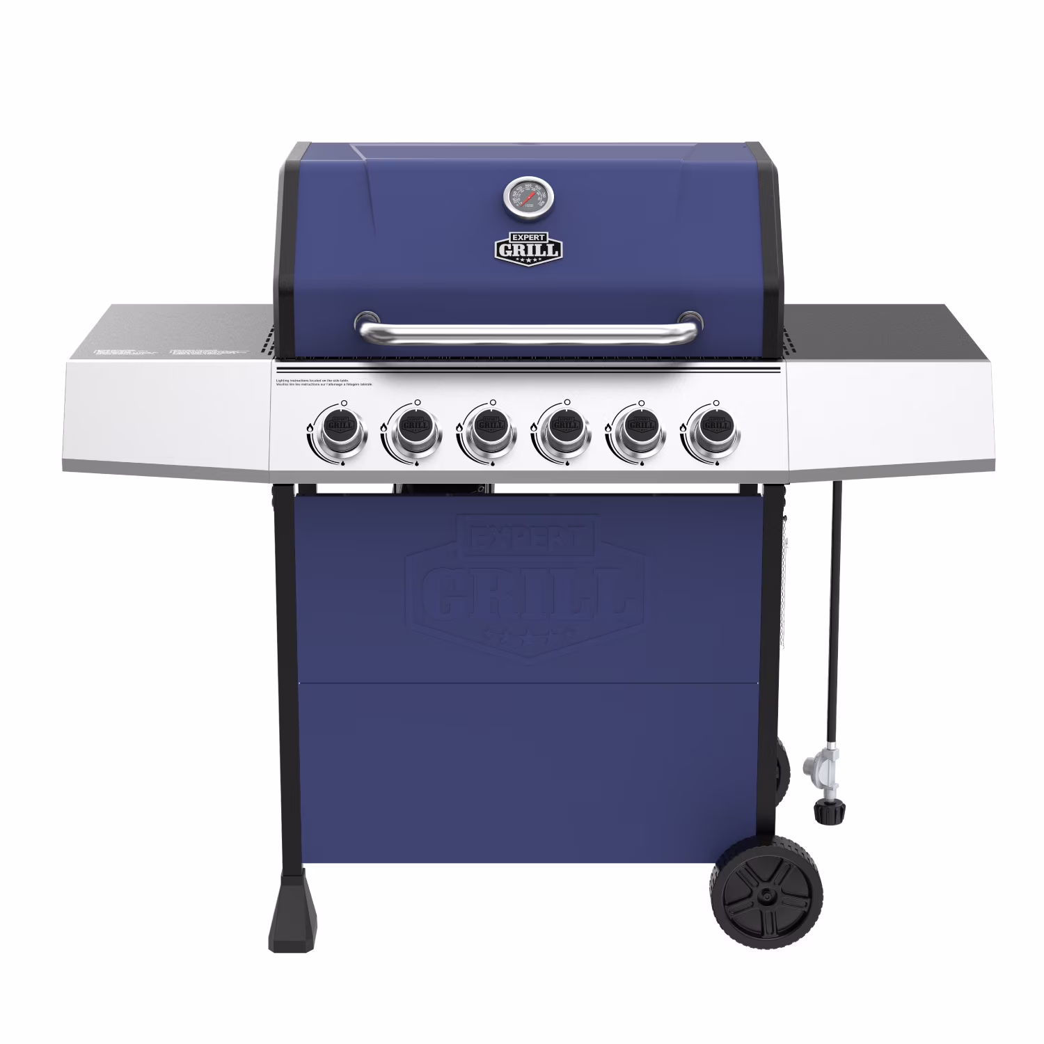 Expert Grill 5 Burner Propane Gas Grill with Side Burner