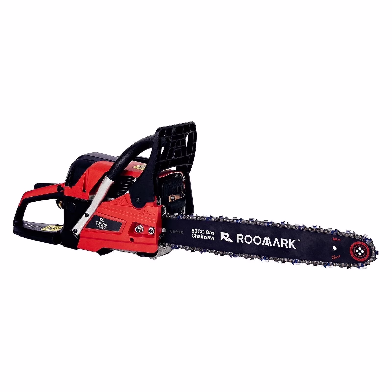 1 18 Inch 52cc 2 Cycle DOHC Gas Chainsaw with Automatic Chain Oiler