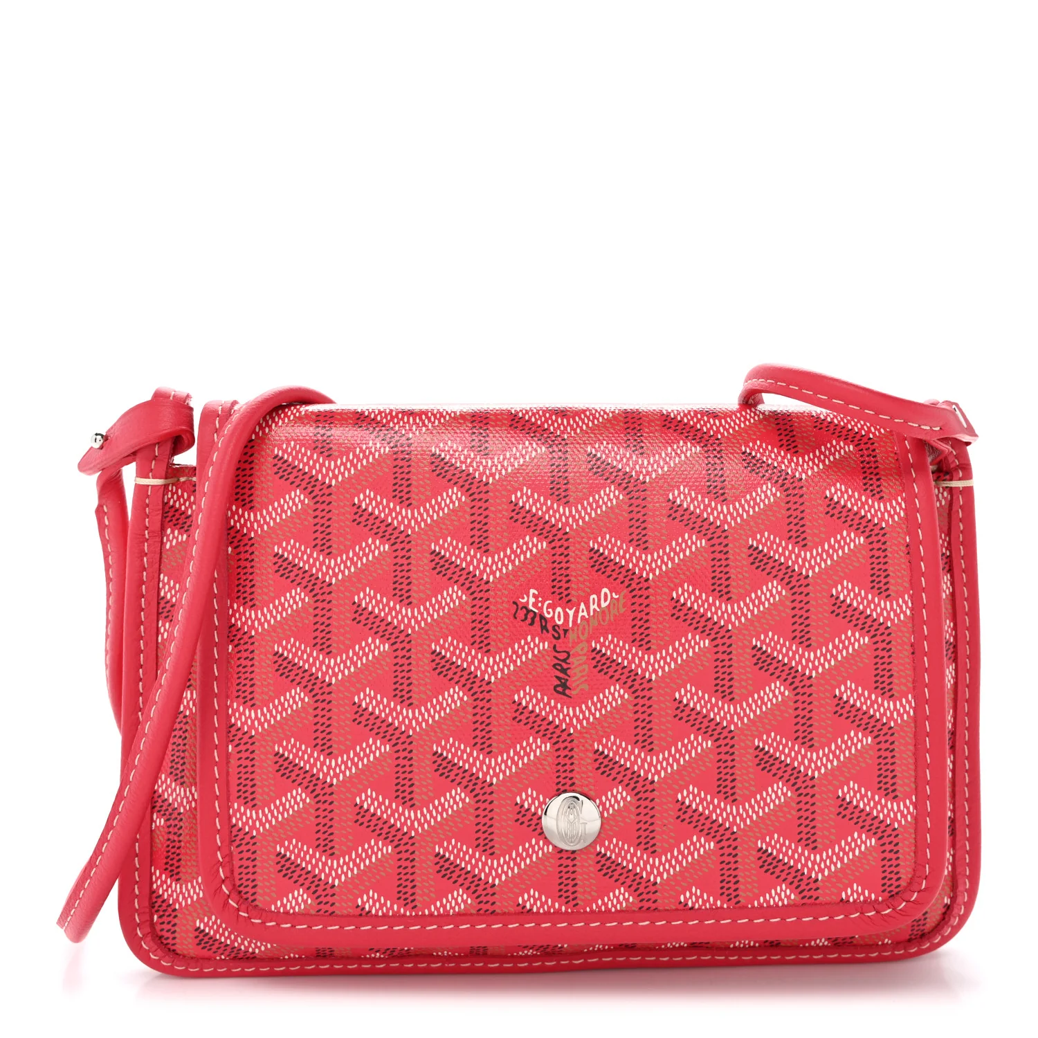 Goyardine Le Jardin Plumet Wallet Clutch Fuchsia