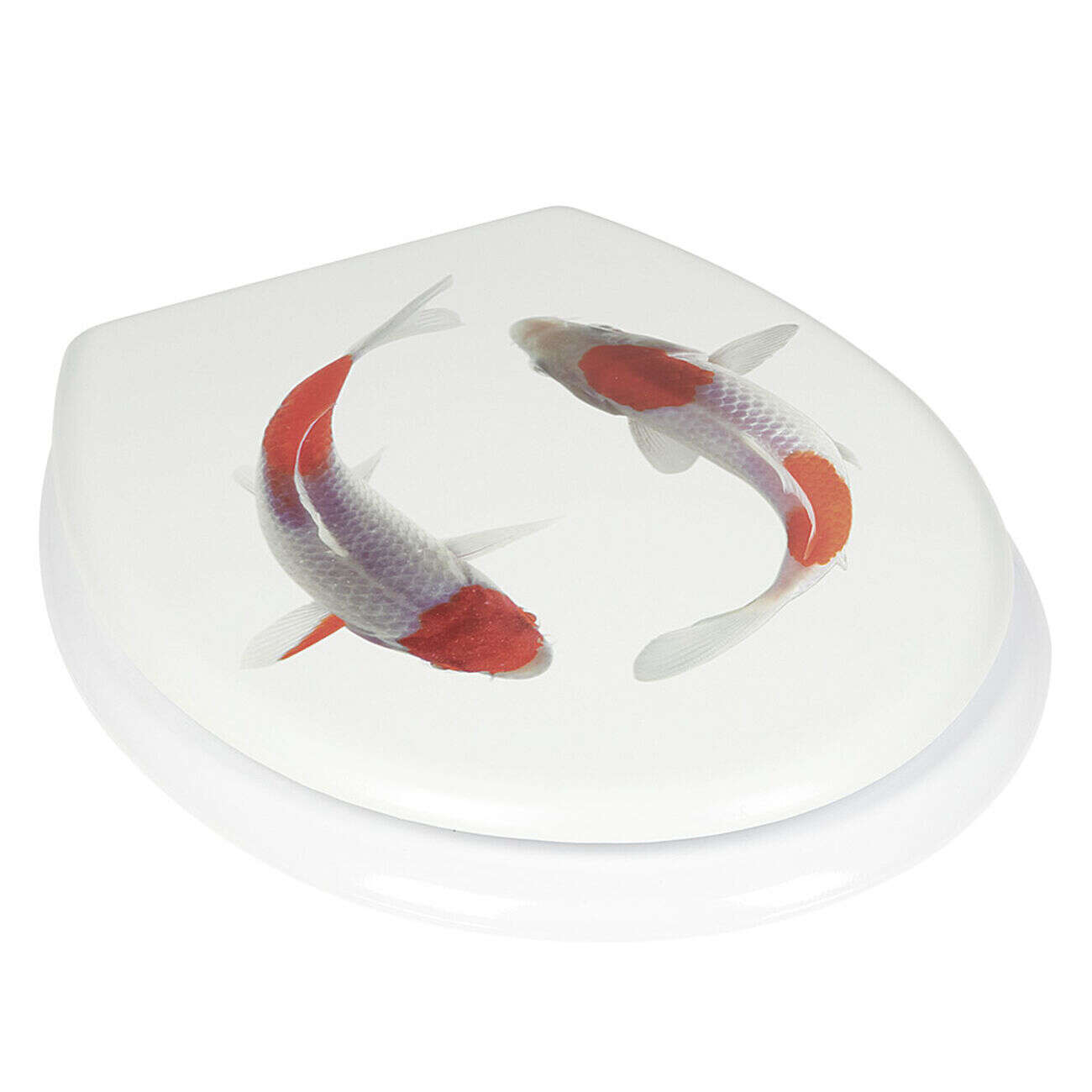 Abattant WC motif poisson