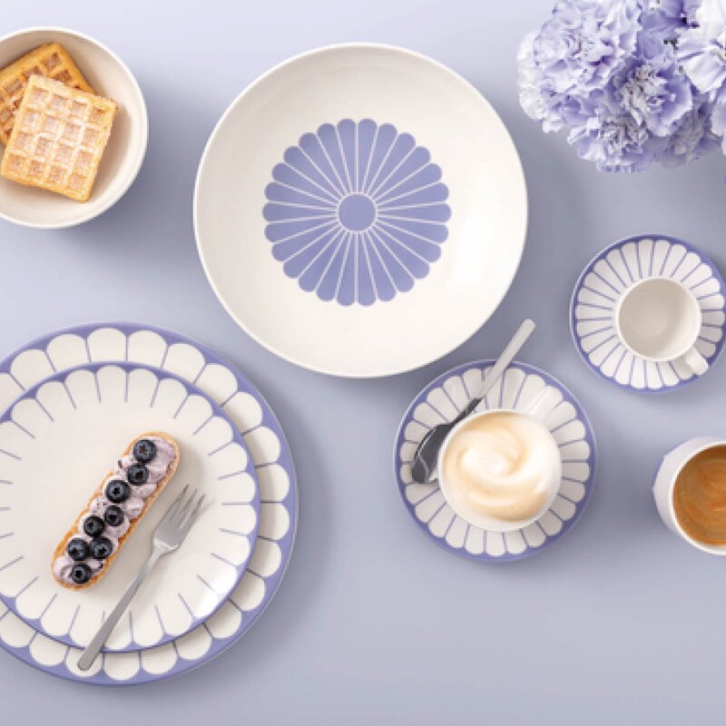 Fleur bleu dessertskål 13 cm 11 cl blå