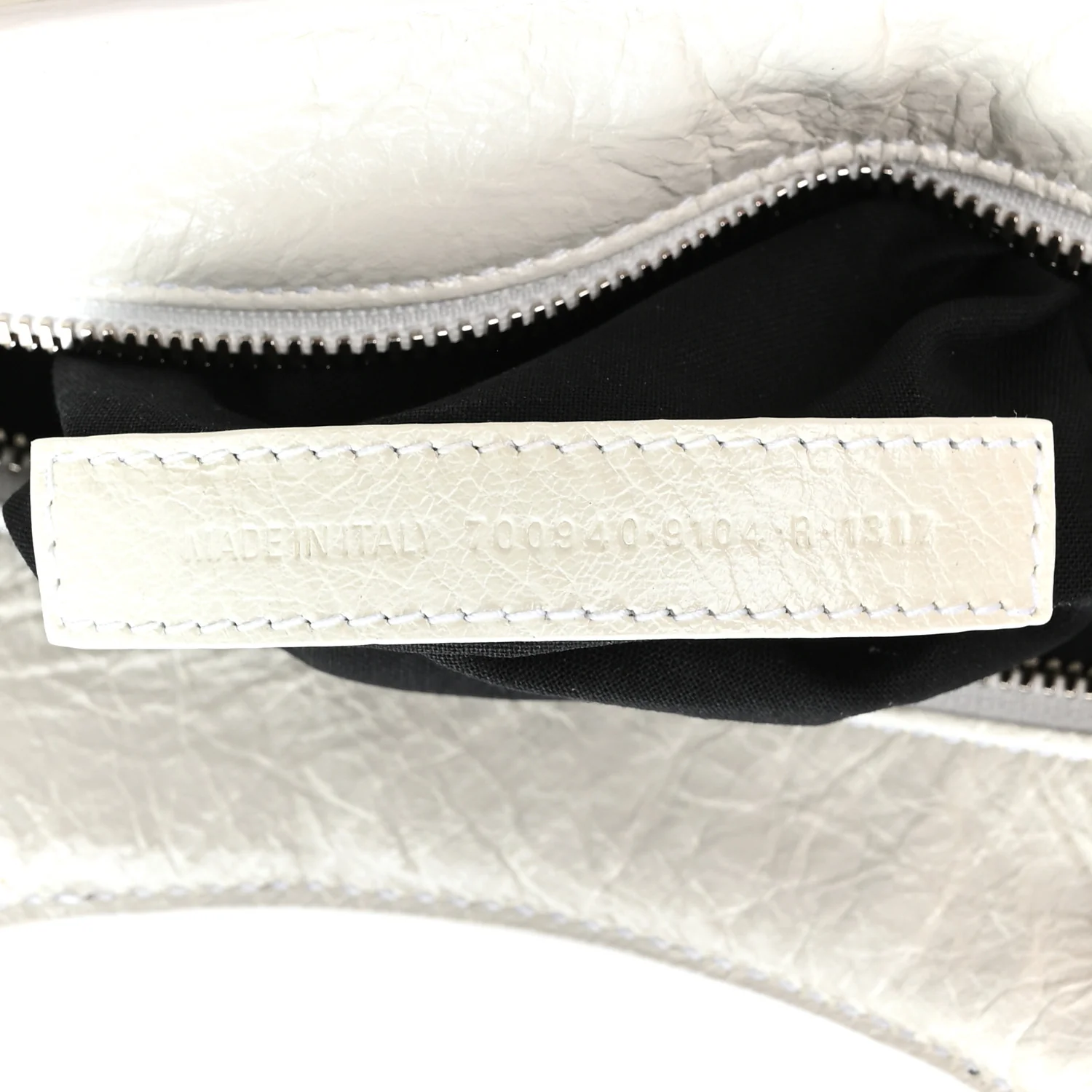 Agneau Arena Neo Cagole Handbag XS Optic White