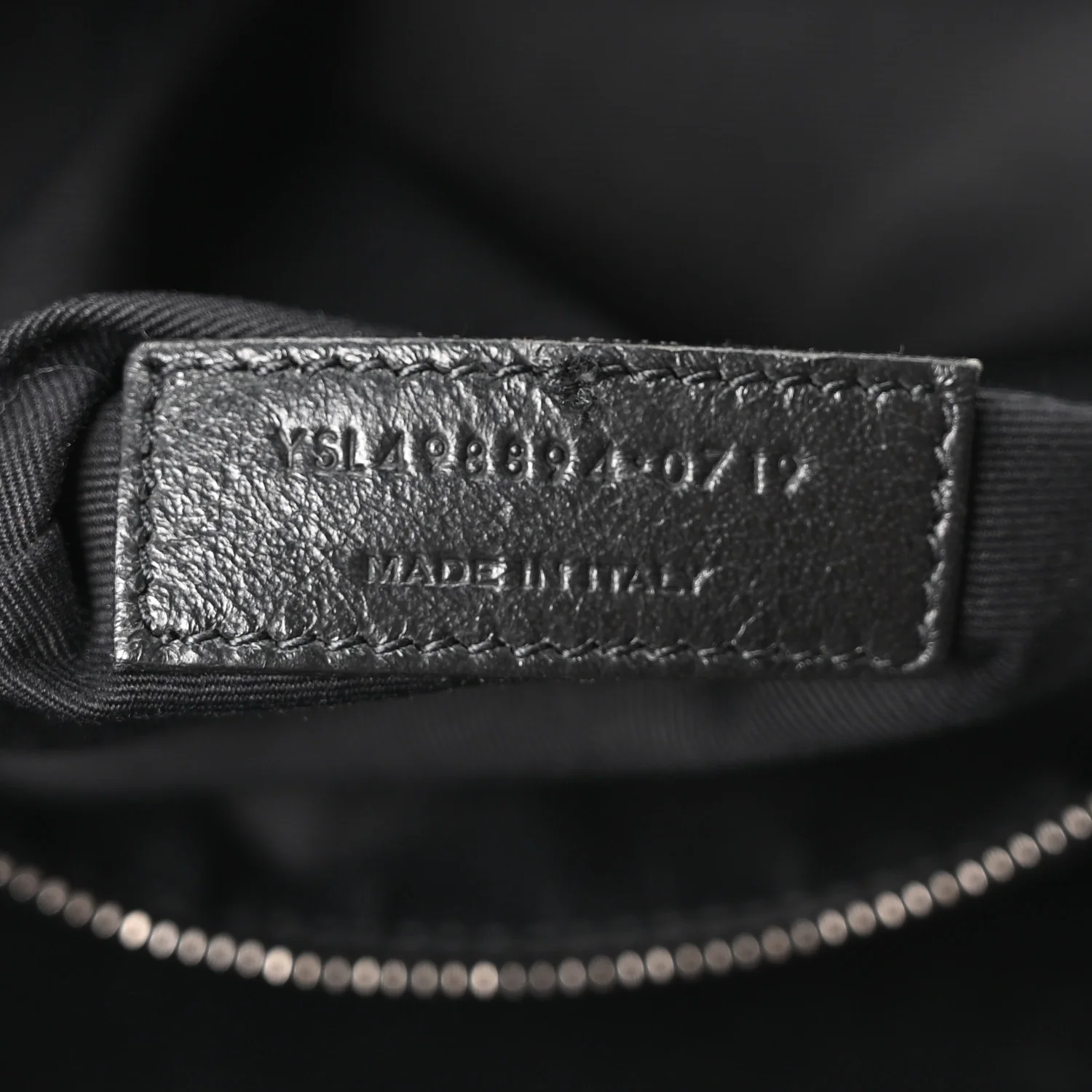 Crinkled Calfskin Matelasse Monogram Medium Niki Chain Satchel Dark Green