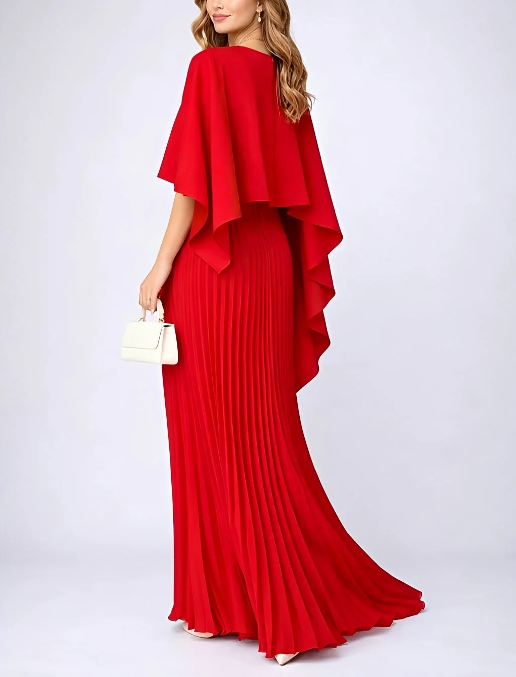 Zuzanna - Robe Maxi Plissée en Chiffon Élégante